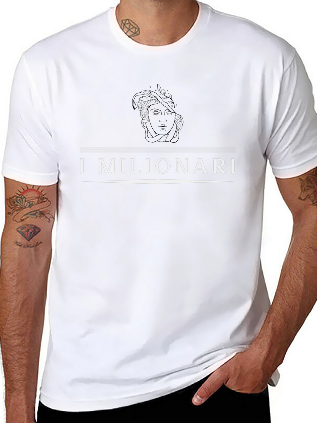 I Milionari T-Shirt: Medusa Graphic Tee