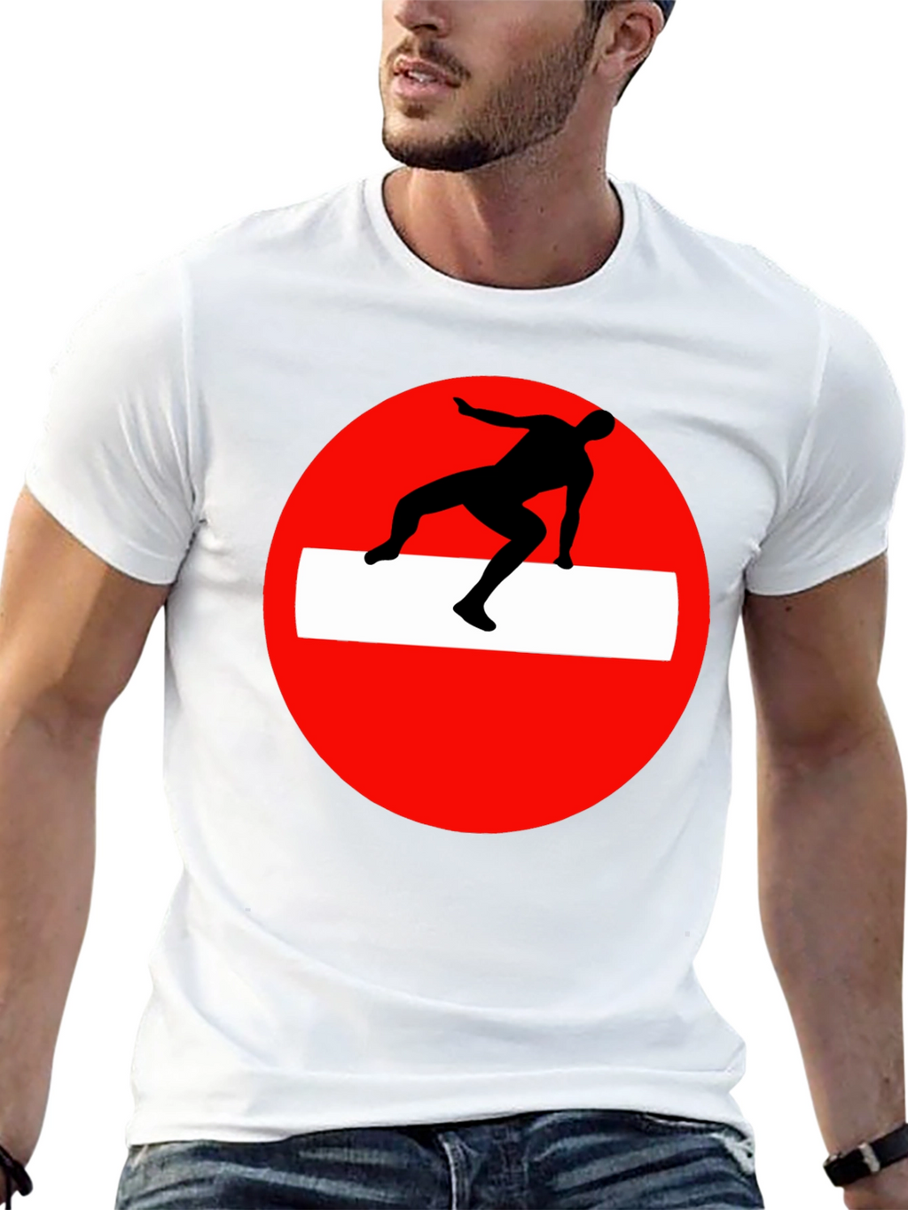 Parkour Obstacle Black Tee