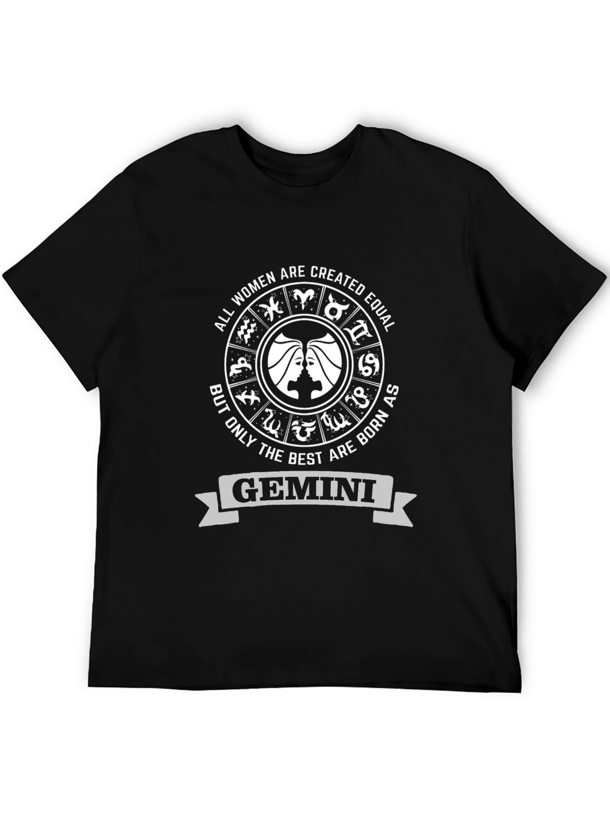 Gemini Zodiac Womens T-Shirt