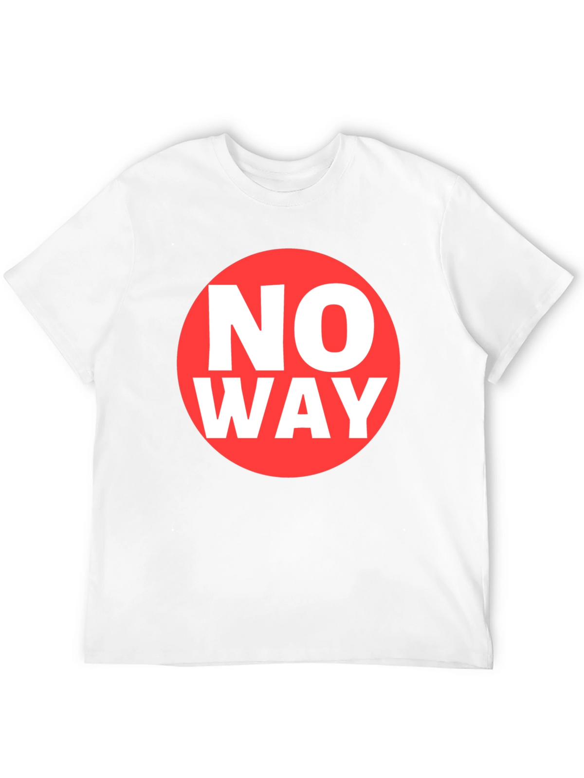 No Way Graphic Tee - Classic Crew Neck