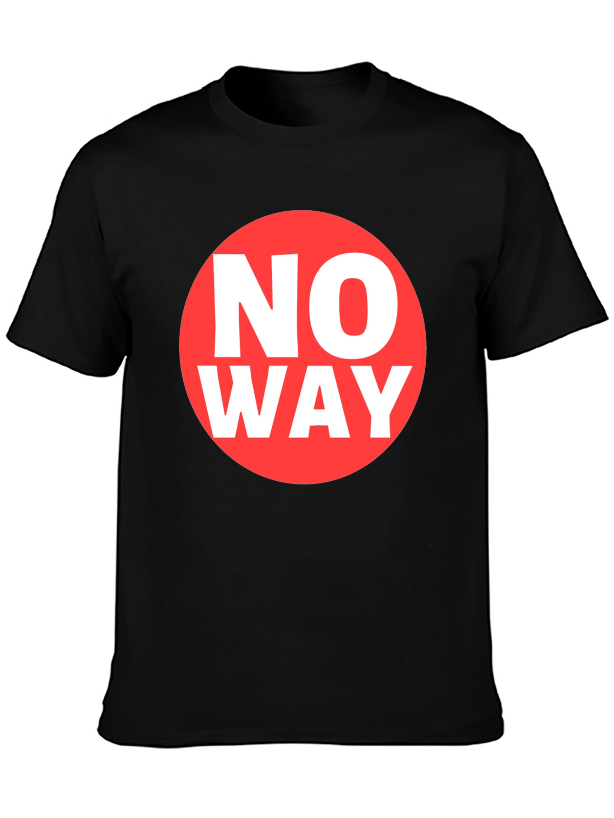 No Way Graphic Tee - Classic Crew Neck