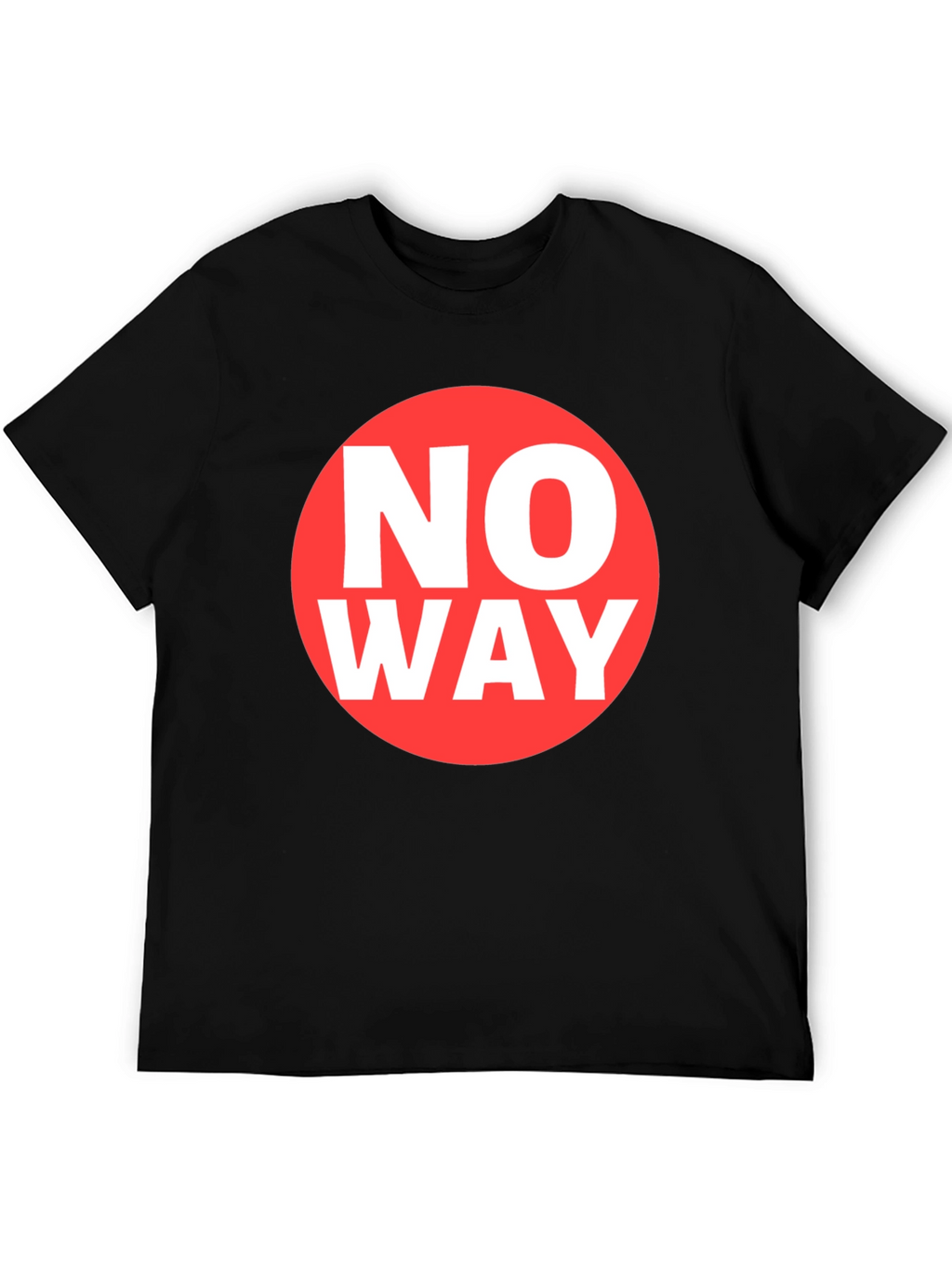 No Way Graphic Tee - Classic Crew Neck