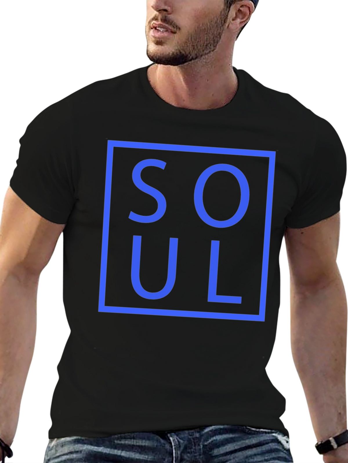 Soul Graphic T-Shirt - Black