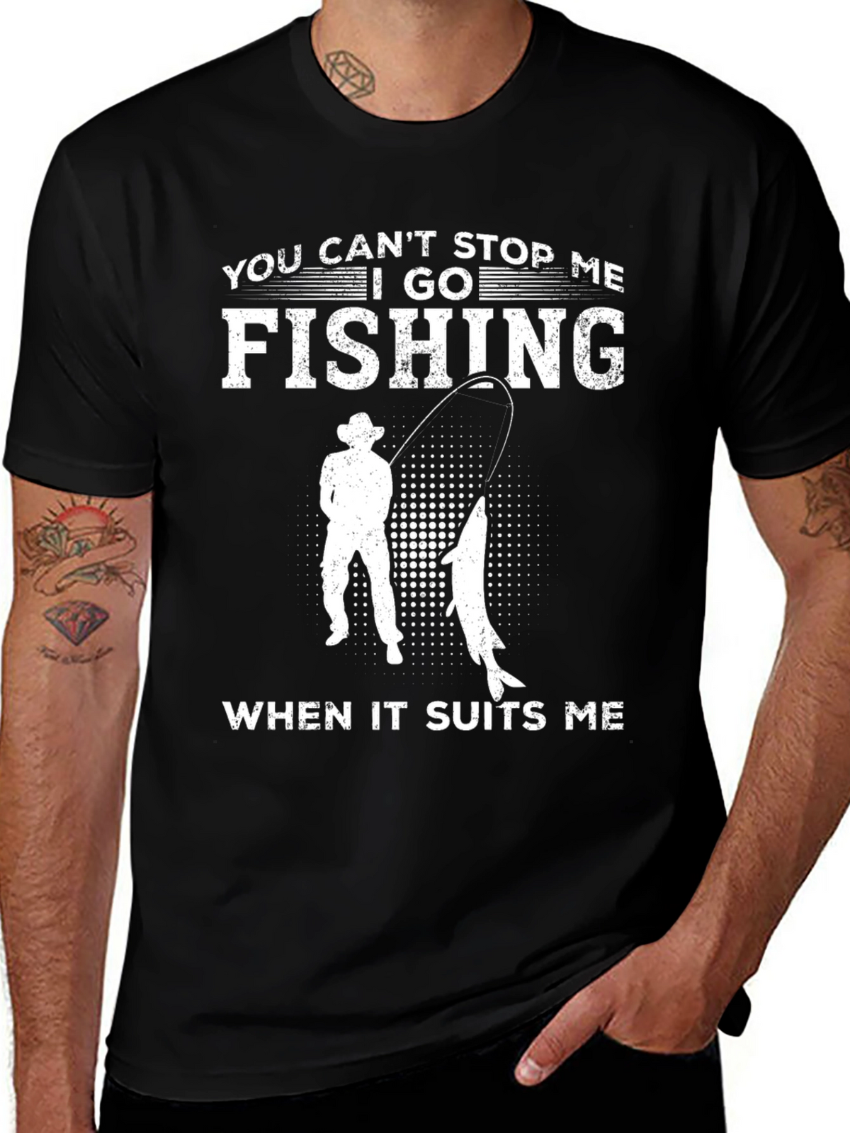Fishing T-Shirt - You Cant Stop Me