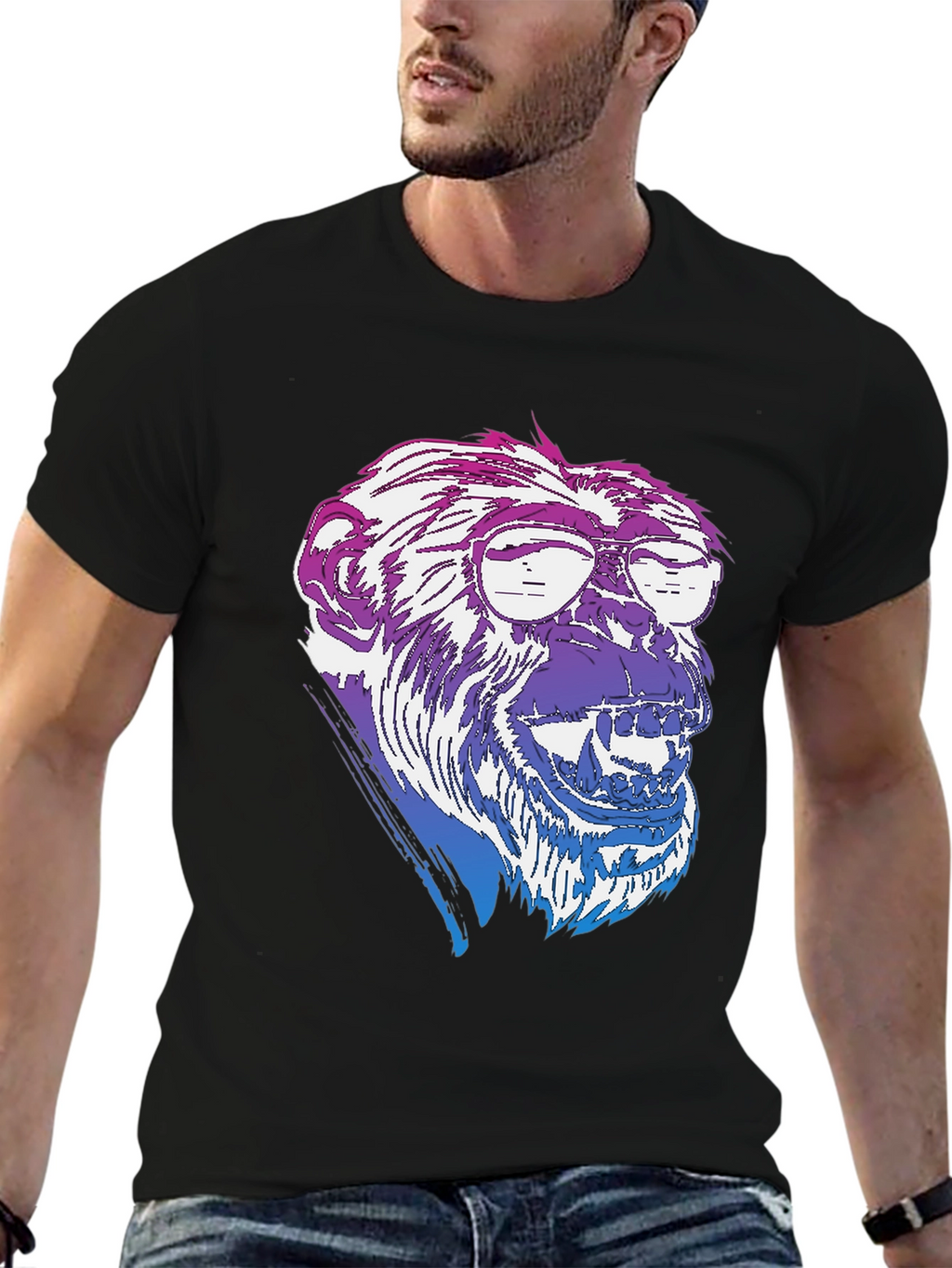 Cool Ape Graphic T-Shirt - Unique Design