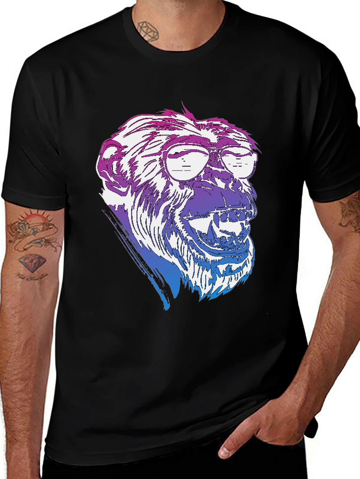 Cool Ape Graphic T-Shirt - Unique Design