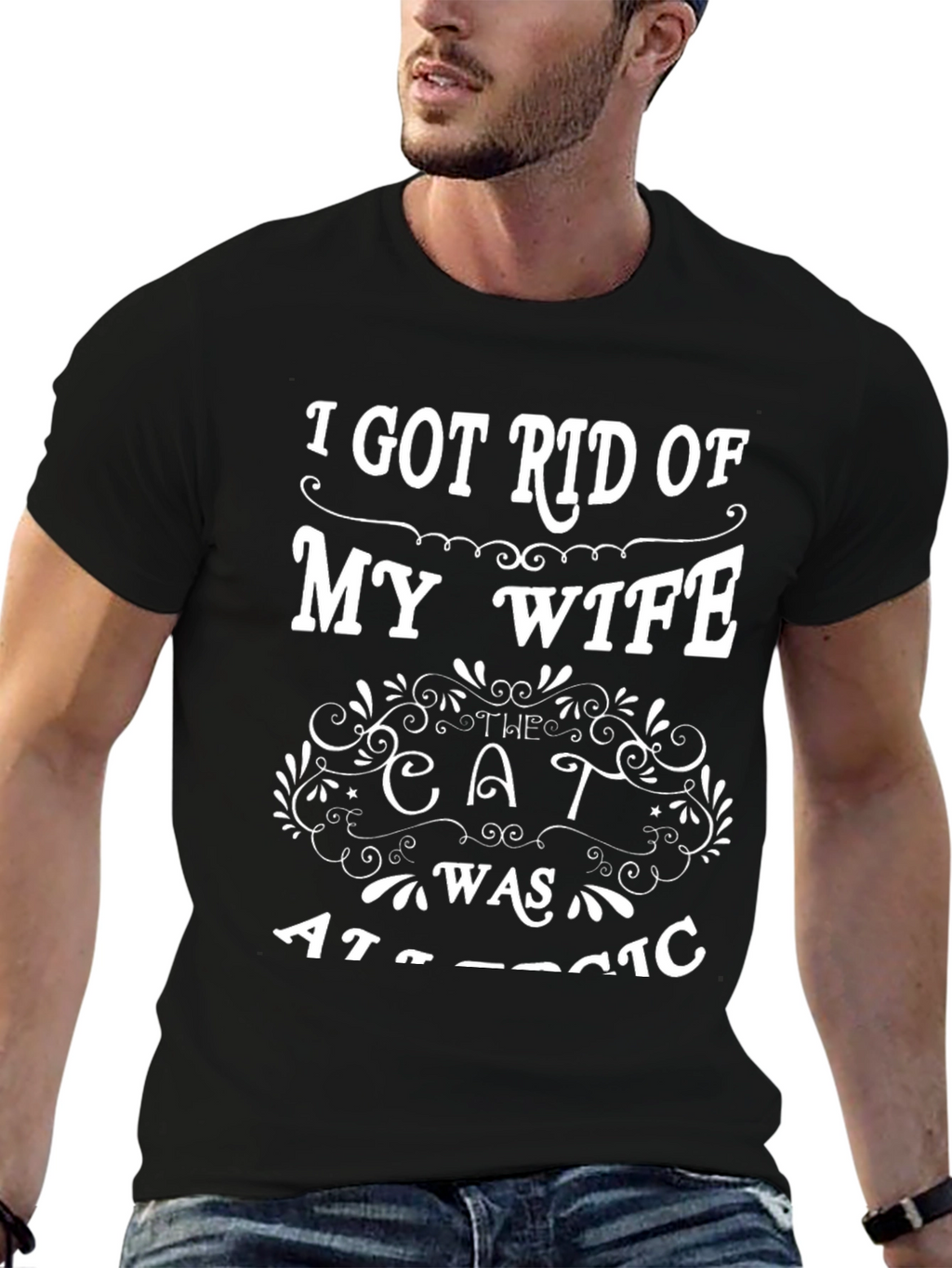 Funny Got Rid of My Wife Novelty T-Shirt
