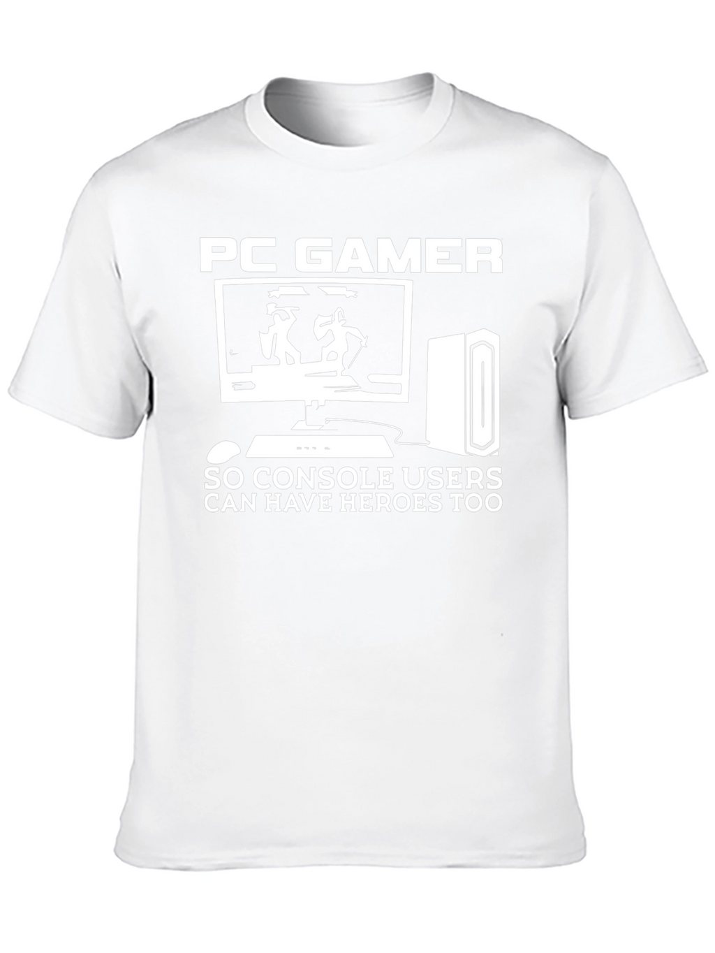 PC Gamer Heroes T-Shirt - Gaming Humor Tee