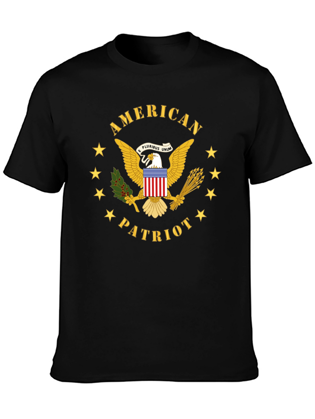 American Patriot Eagle Graphic T-Shirt