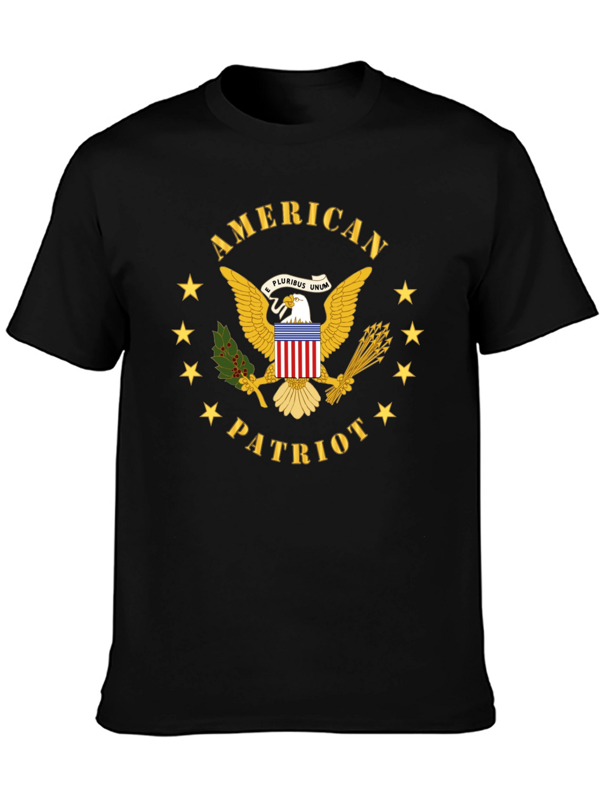 American Patriot Eagle Graphic T-Shirt