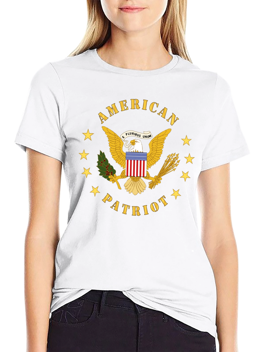 American Patriot Eagle Graphic T-Shirt