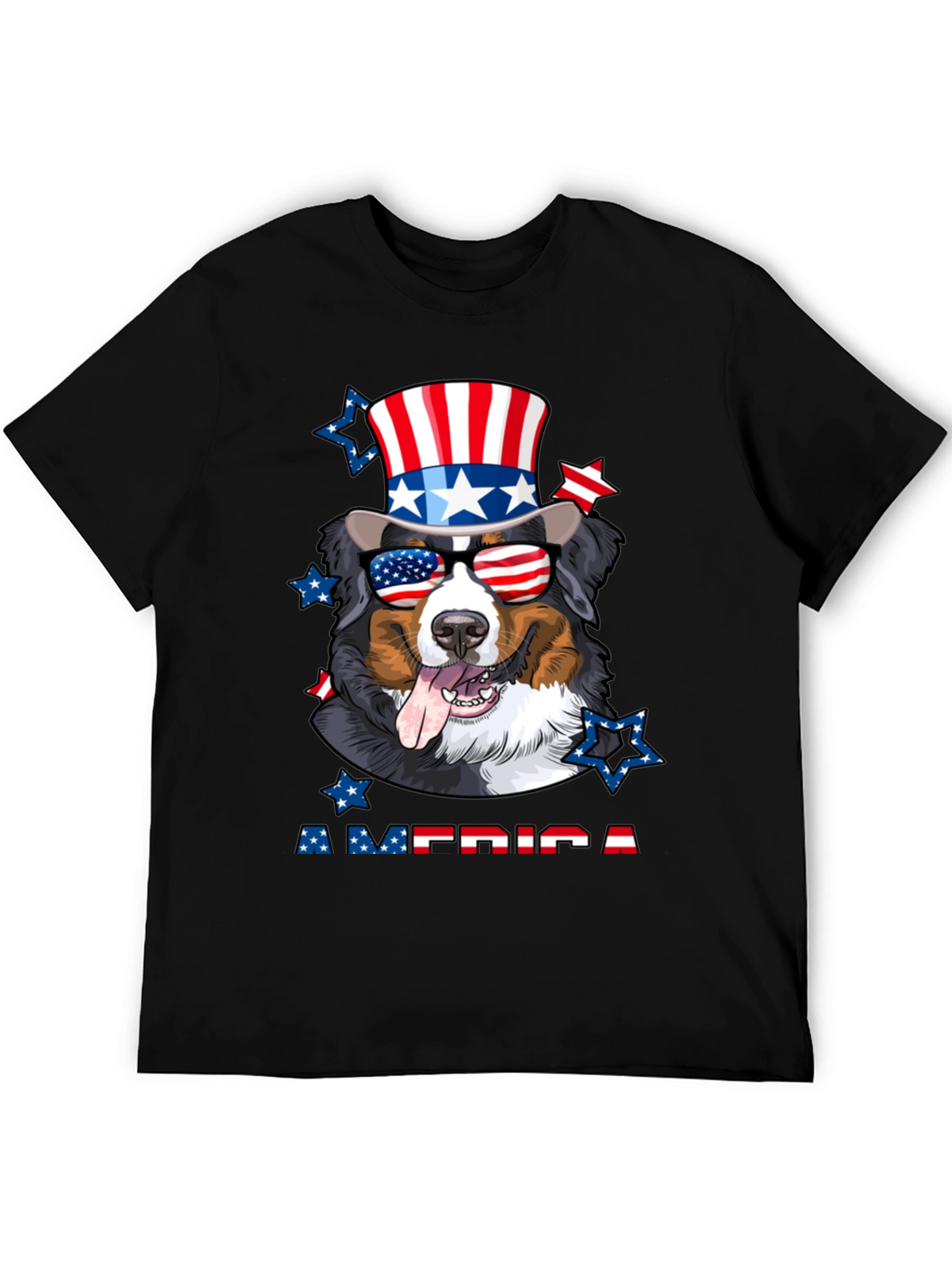 Patriotic Dog T-Shirt - American Pride