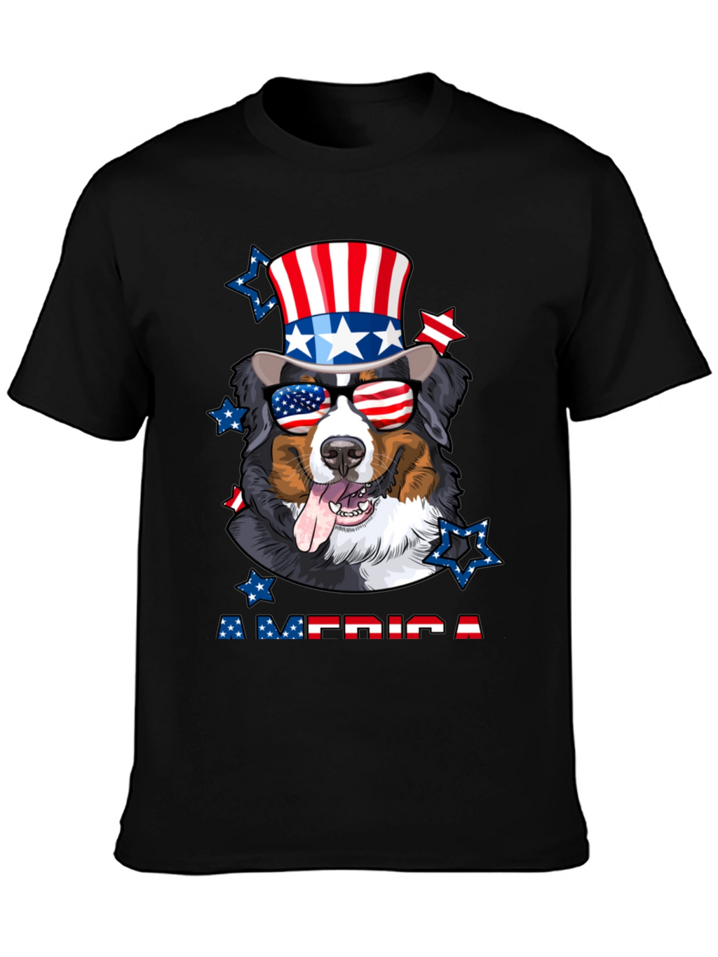 Patriotic Dog T-Shirt - American Pride