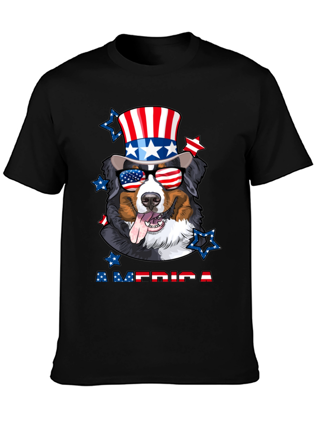 Patriotic Dog T-Shirt - American Pride