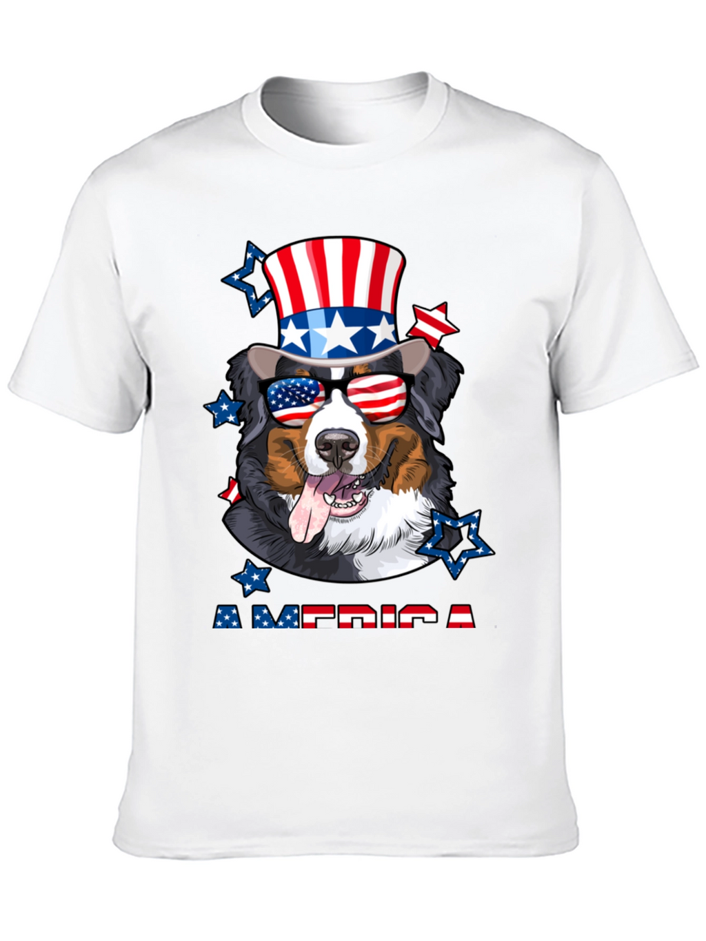 Patriotic Dog T-Shirt - American Pride