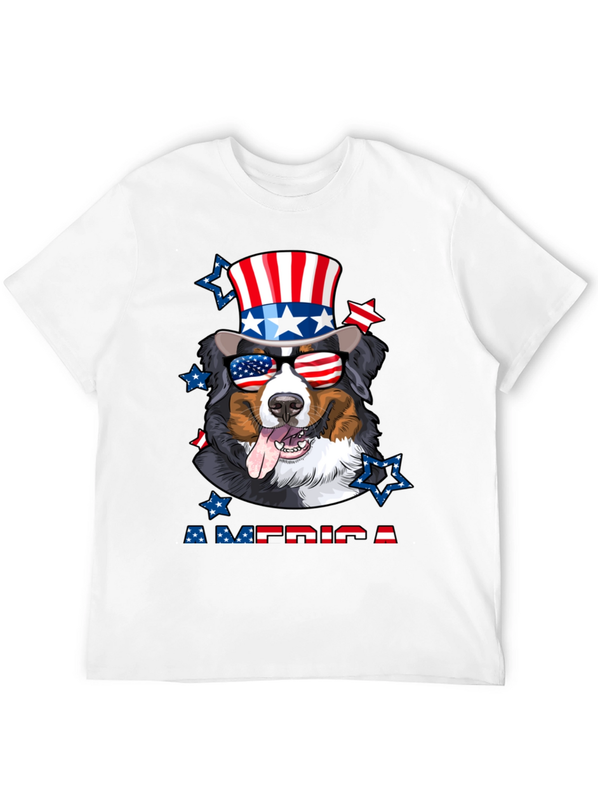 Patriotic Dog T-Shirt - American Pride