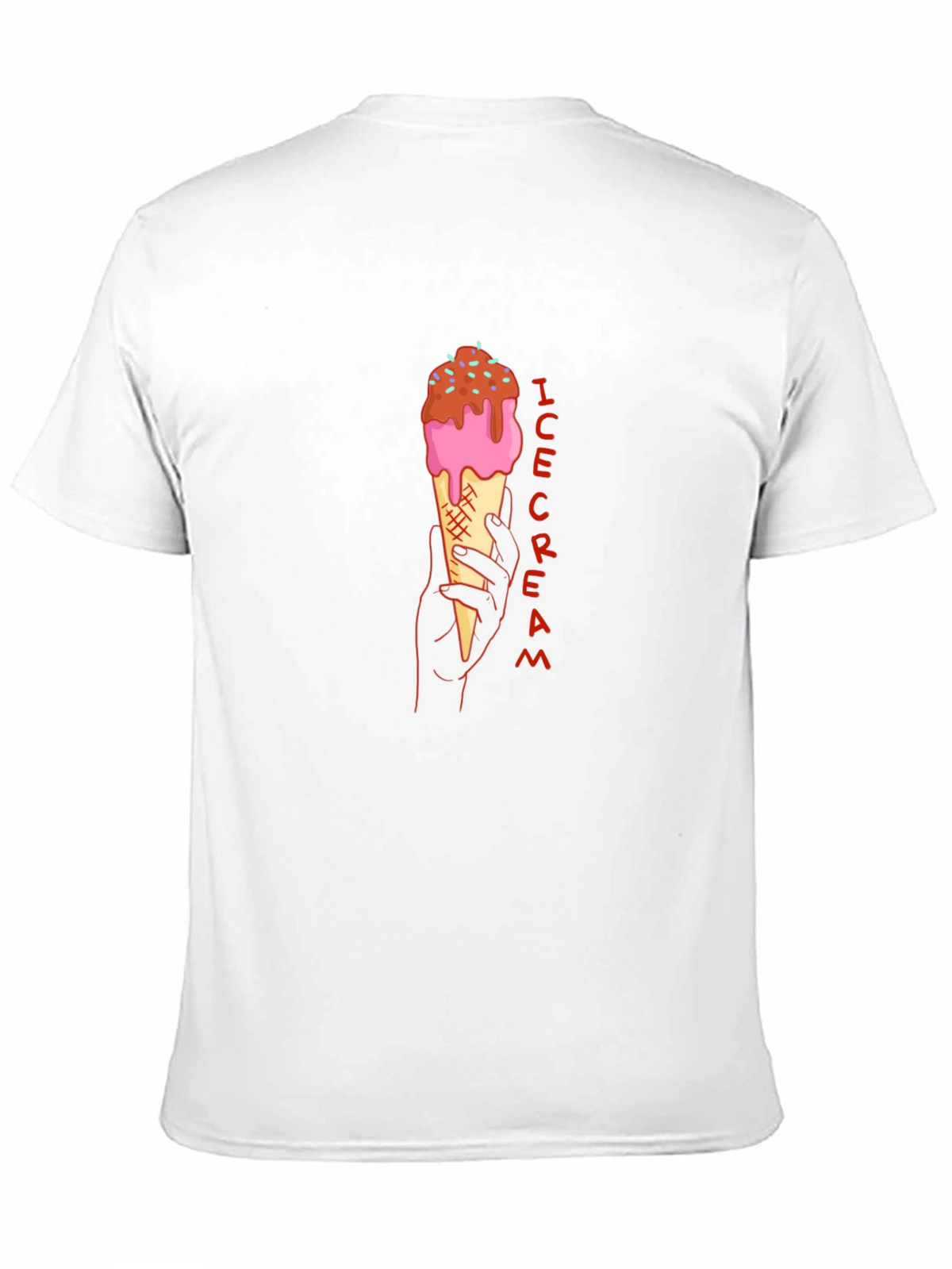 Ice Cream Graphic Tee - Stylish Black T-Shirt