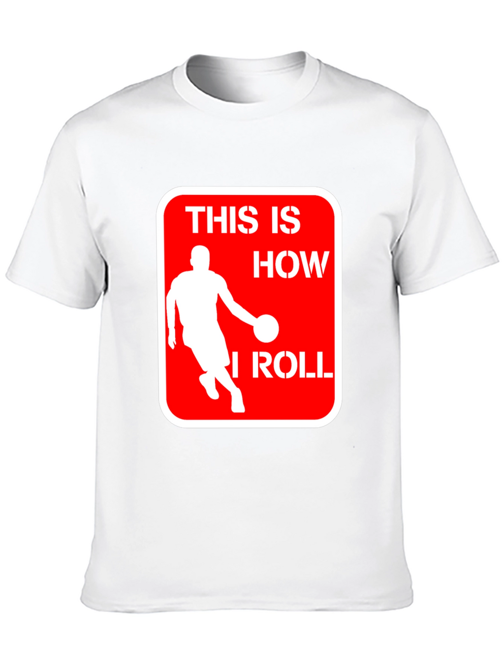 Basketball Player This is How I Roll Black T-Shirt