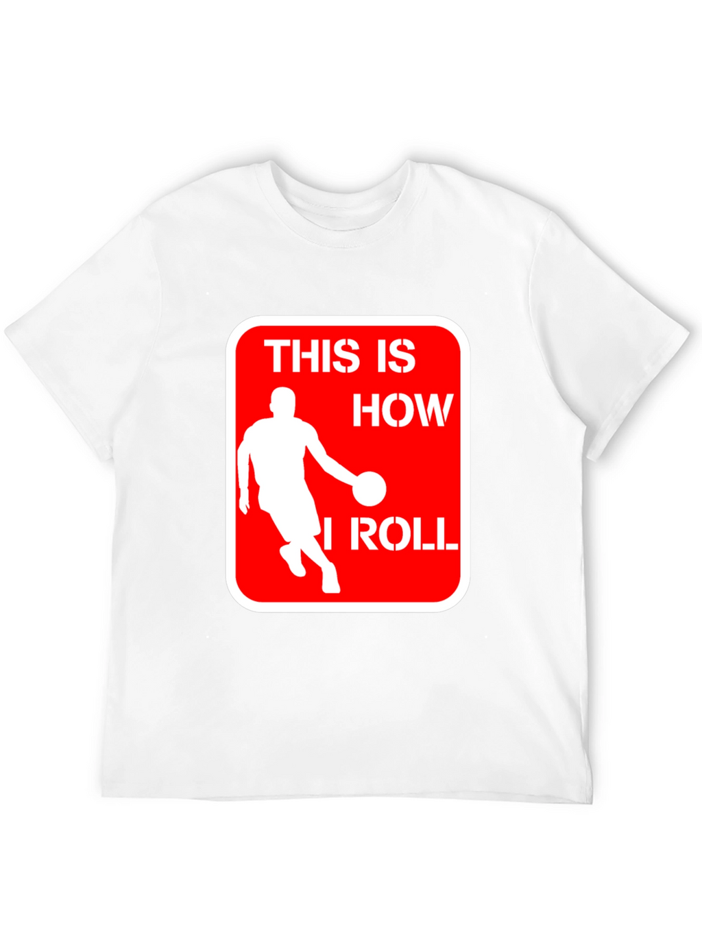 Basketball Player This is How I Roll Black T-Shirt