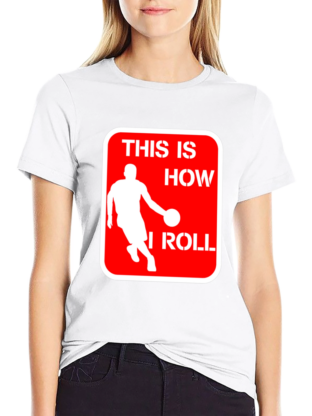 Basketball Player This is How I Roll Black T-Shirt