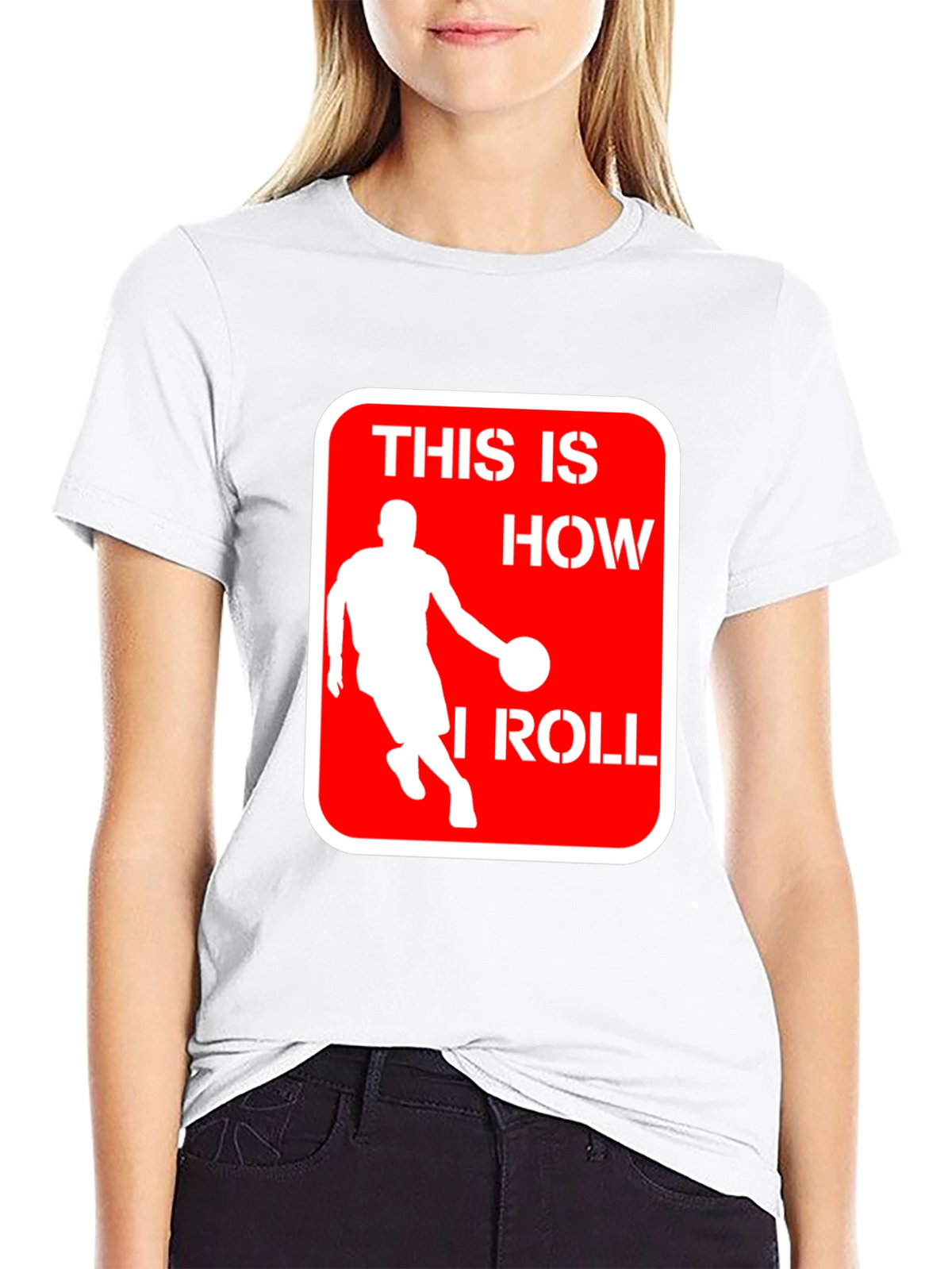 Basketball Player This is How I Roll Black T-Shirt
