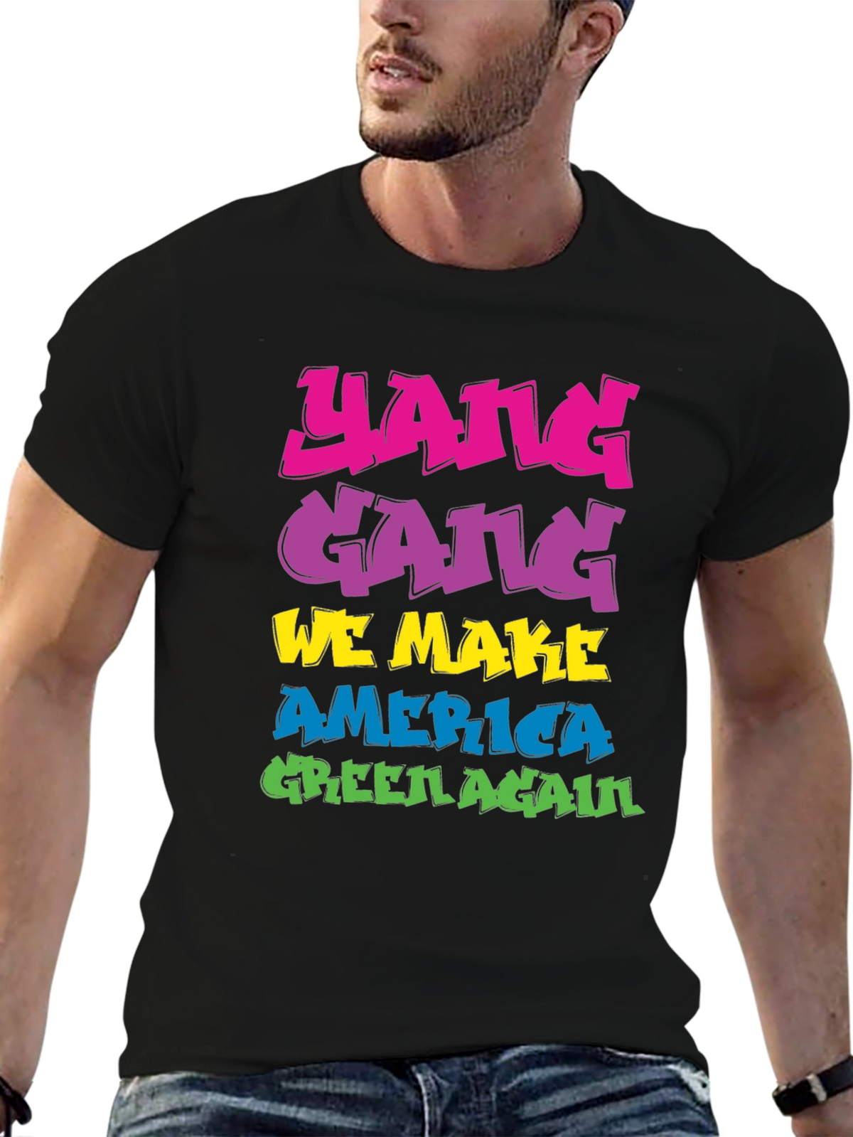 Yang Gang We Make America Green Again T-Shirt