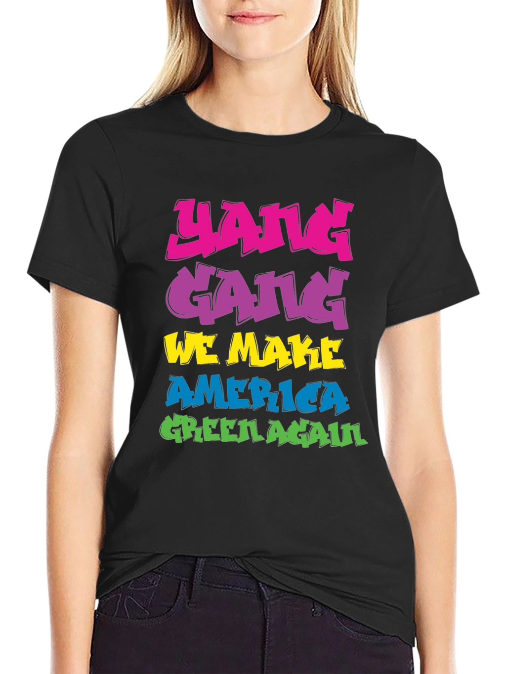Yang Gang We Make America Green Again T-Shirt