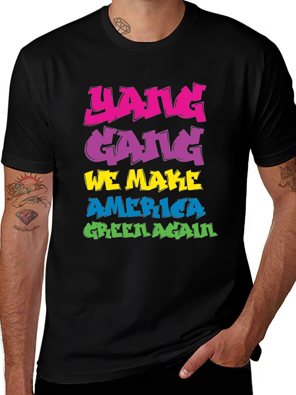 Yang Gang We Make America Green Again T-Shirt