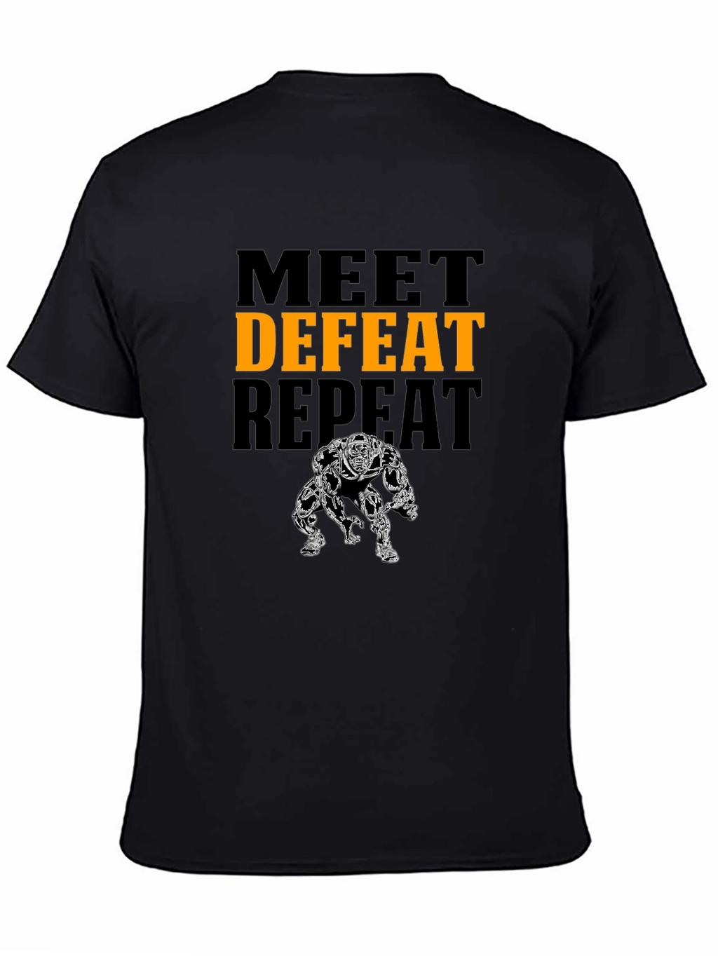 Meet Defeat Repeat Graphic T-Shirt