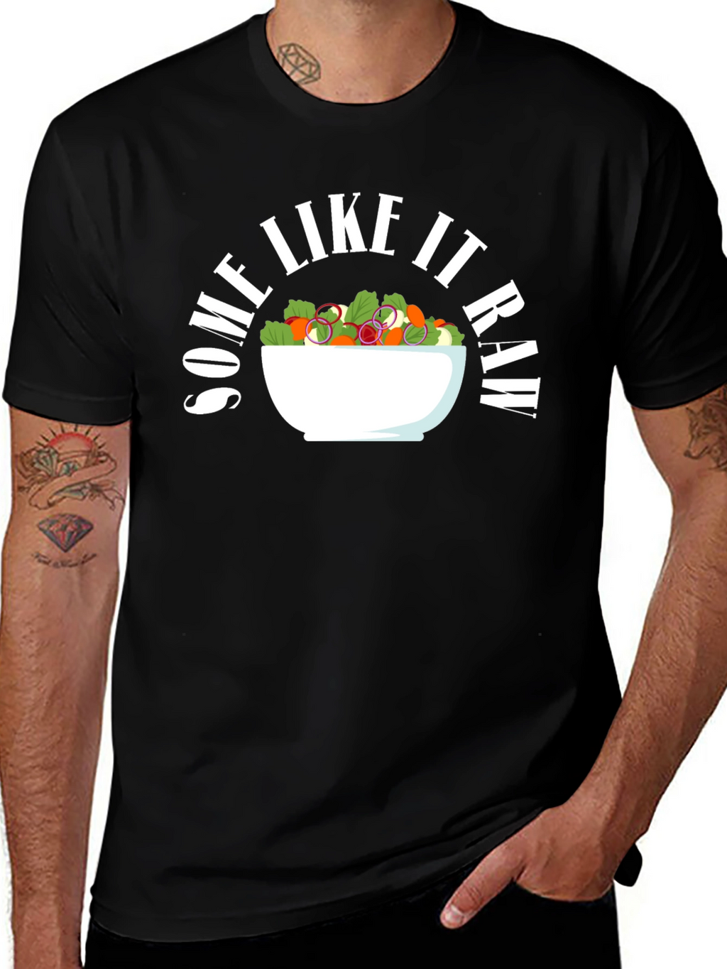 Some Like It Raw Salad Graphic Tee