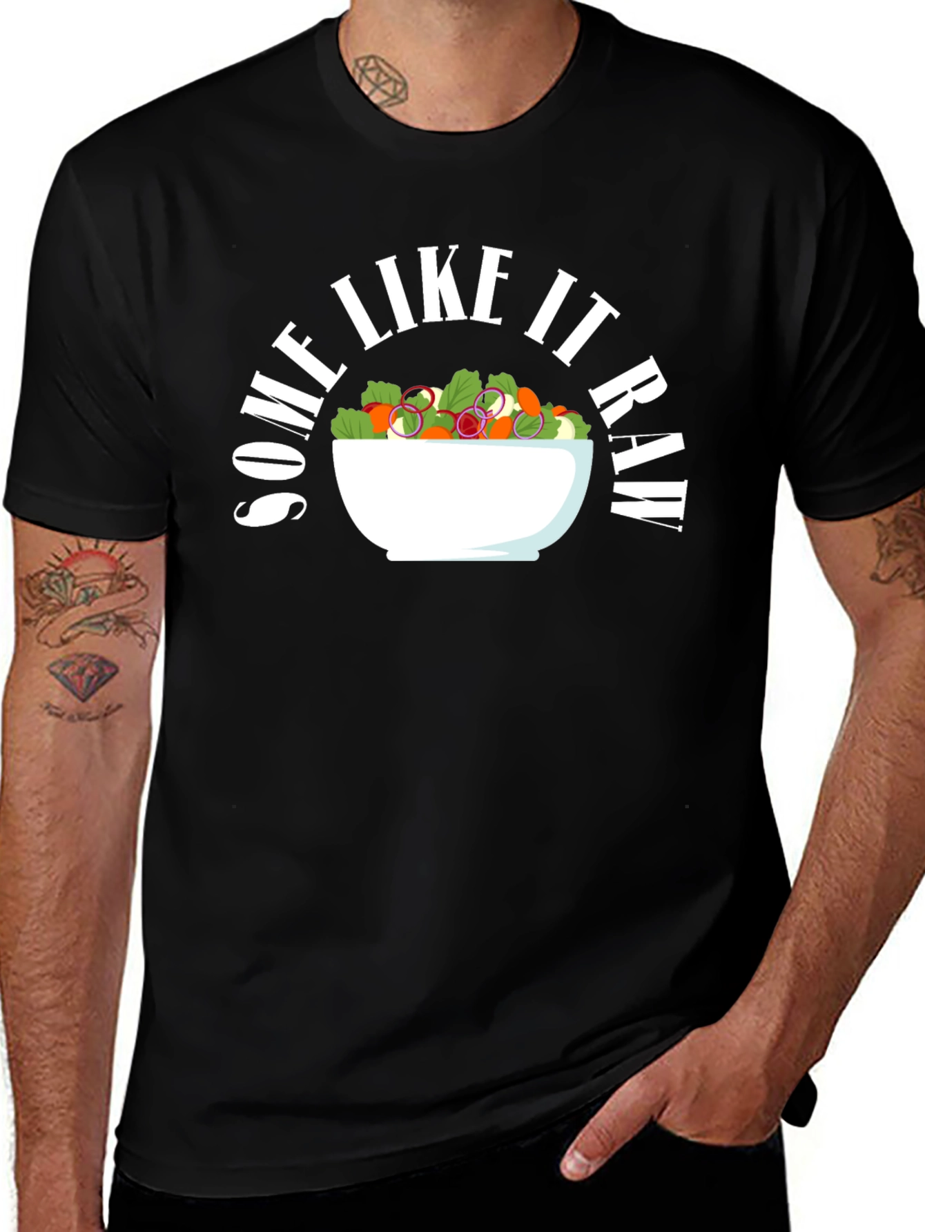 Some Like It Raw Salad Graphic Tee