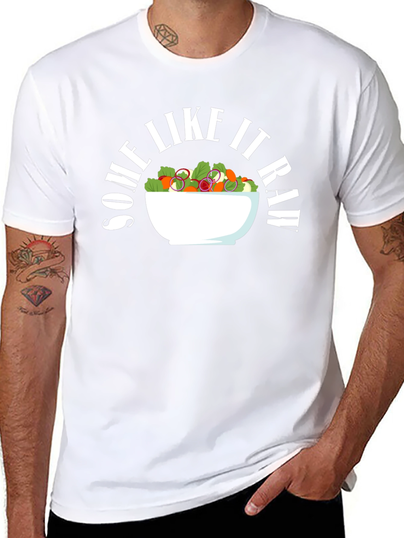 Some Like It Raw Salad Graphic Tee
