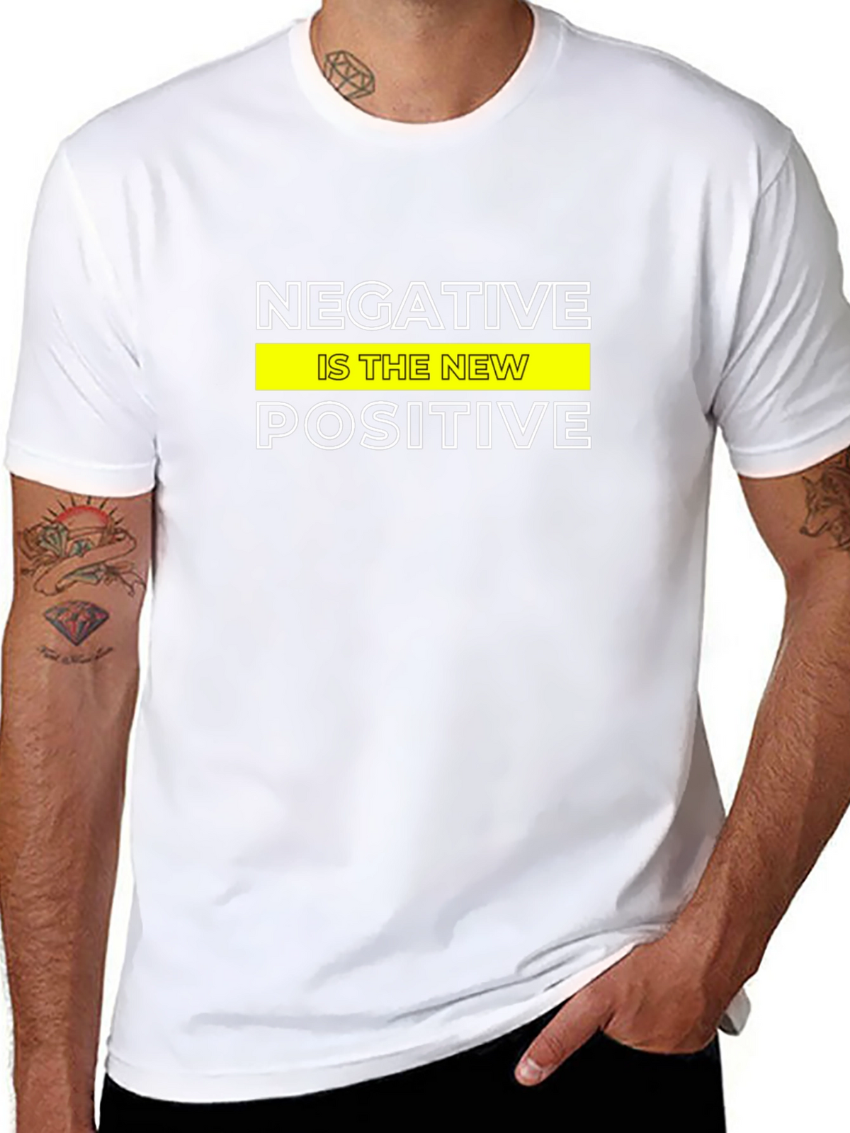 Negative Is The New Positive Graphic Tee