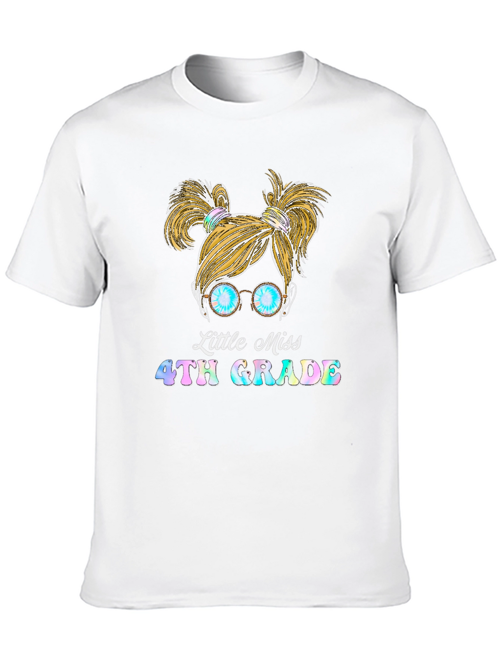 Little Miss 4th Grade Graphic Tee