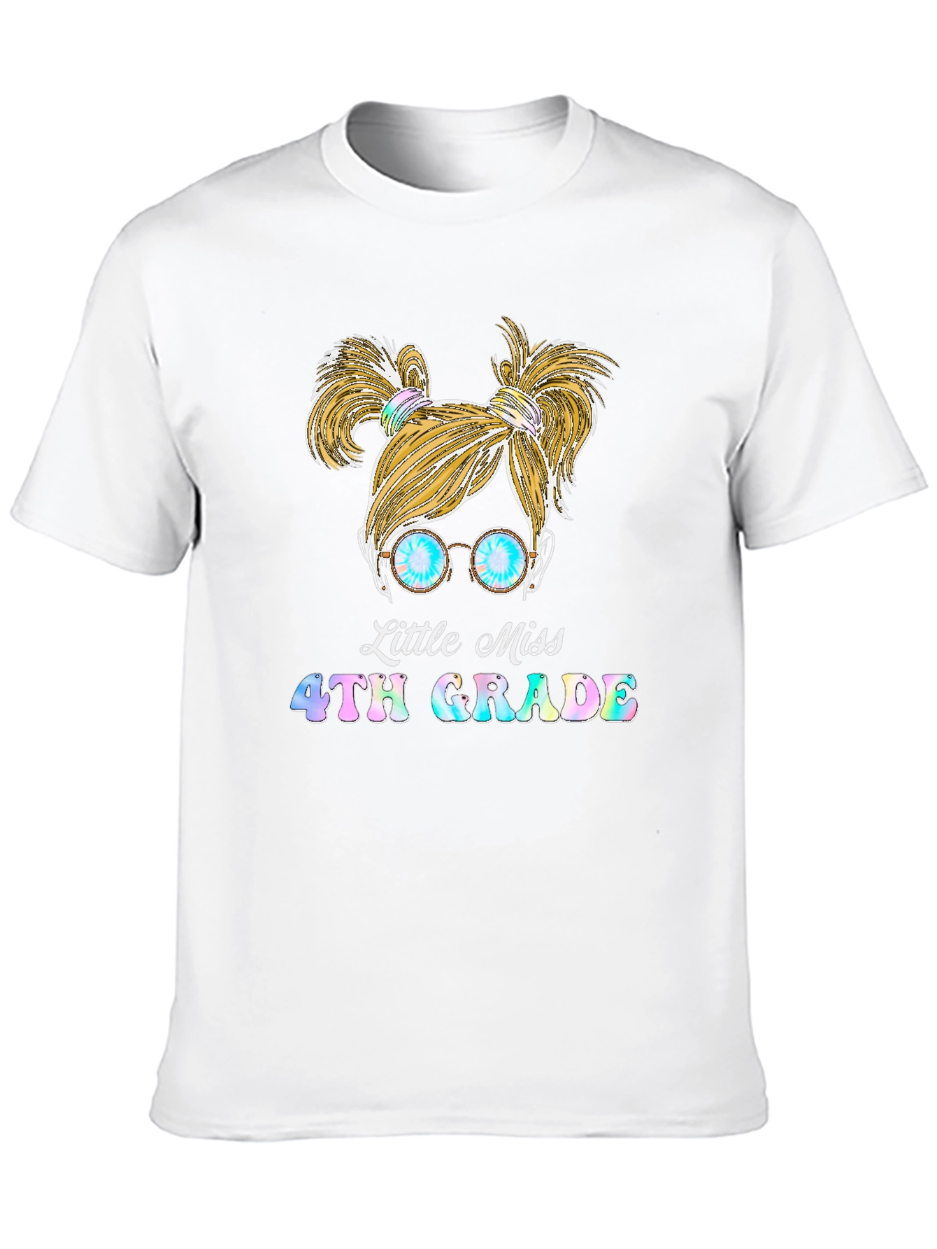 Little Miss 4th Grade Graphic Tee