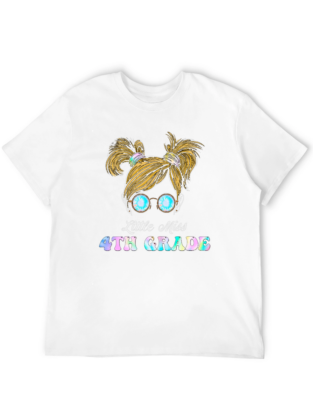 Little Miss 4th Grade Graphic Tee