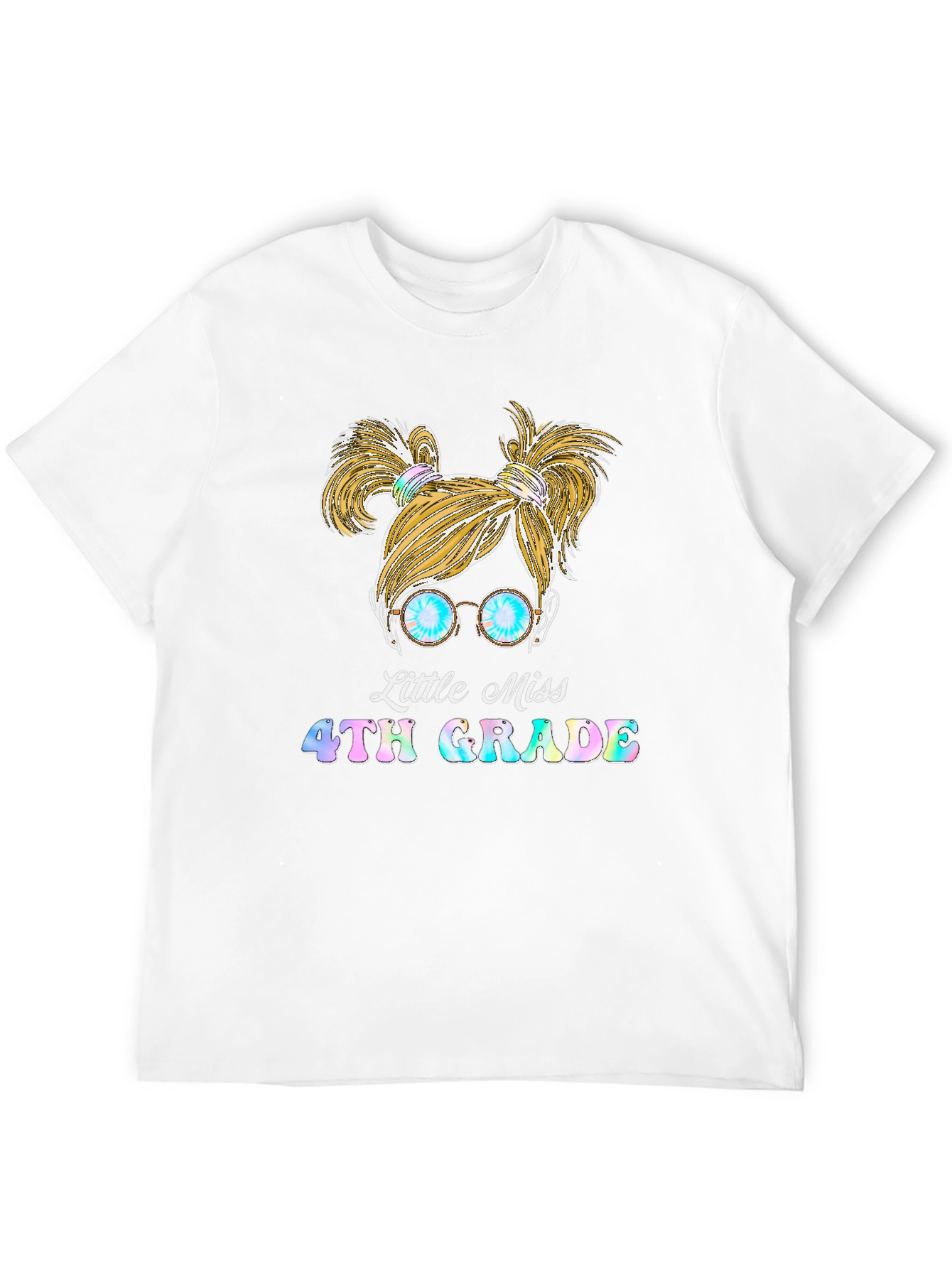 Little Miss 4th Grade Graphic Tee