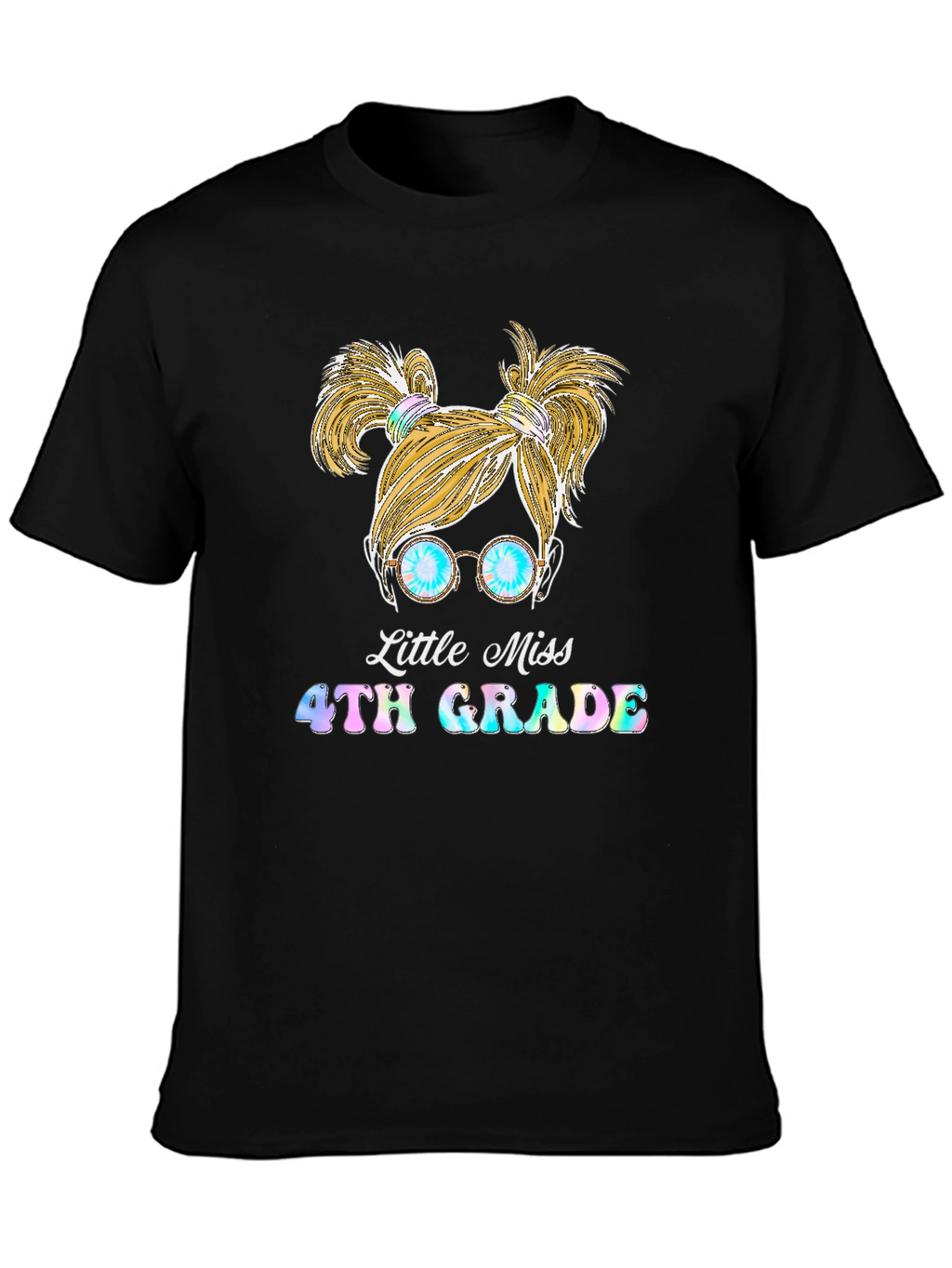 Little Miss 4th Grade Graphic Tee