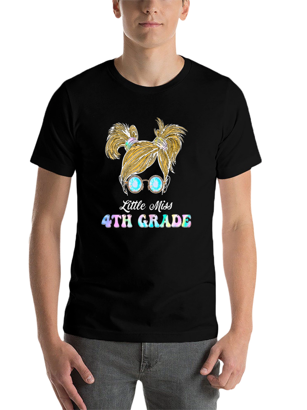 Little Miss 4th Grade Graphic Tee