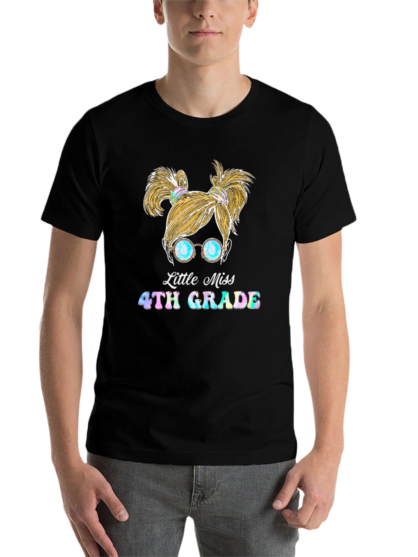 Little Miss 4th Grade Graphic Tee