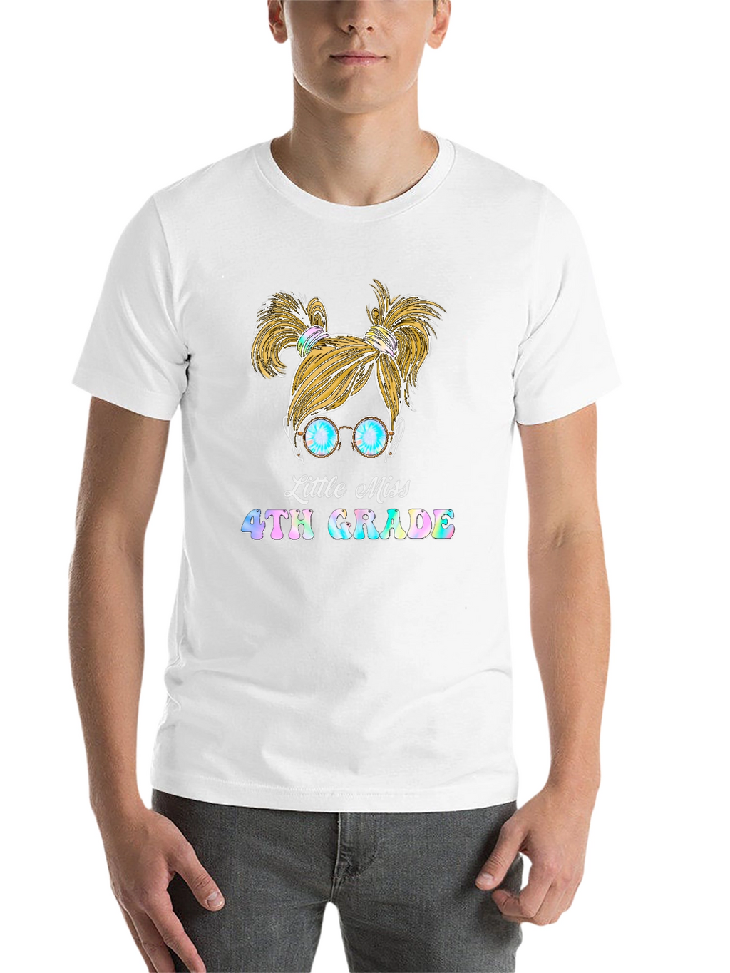 Little Miss 4th Grade Graphic Tee