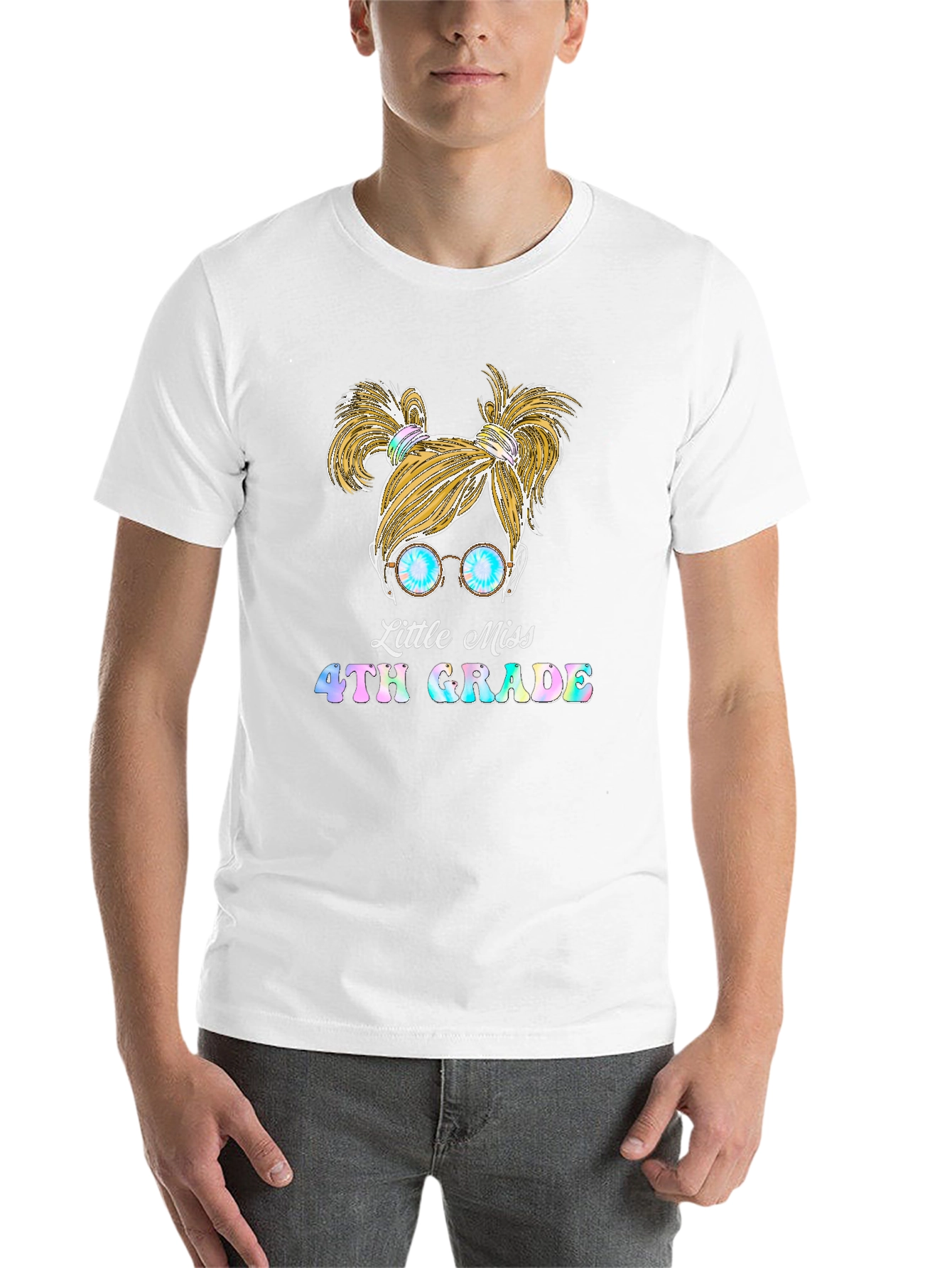 Little Miss 4th Grade Graphic Tee