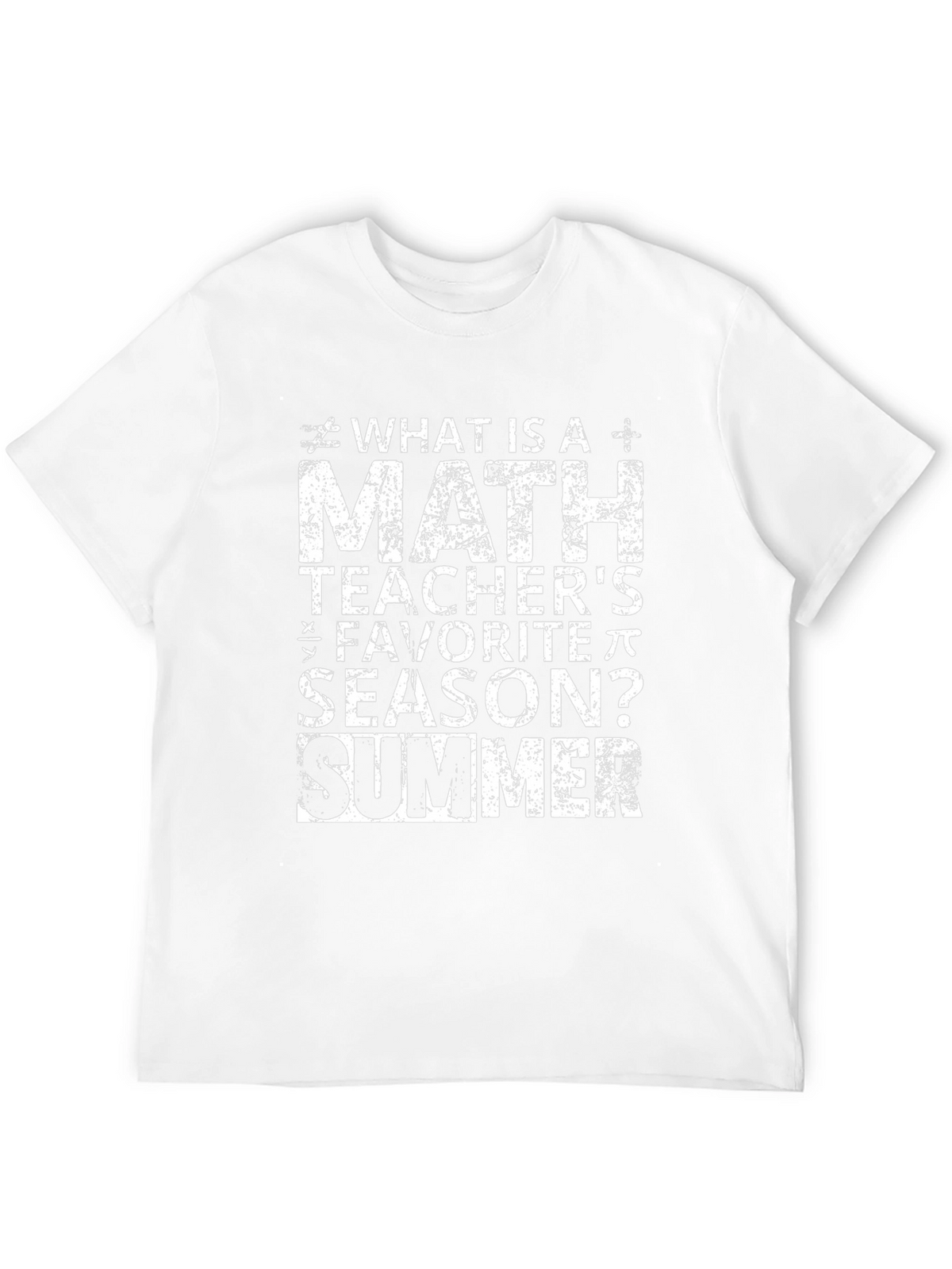 Math Teacher Summer T-Shirt - Funny Gift
