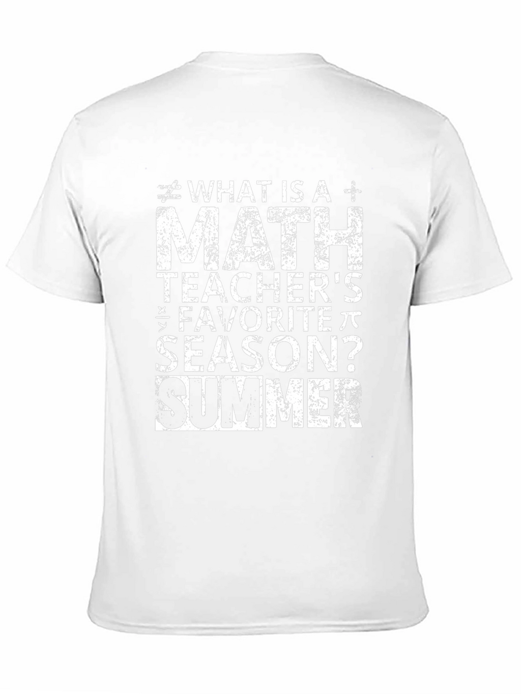 Math Teacher Summer T-Shirt - Funny Gift