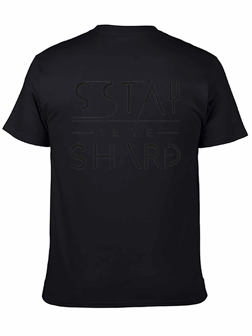Stay Eye Sharp Graphic Tee - Black
