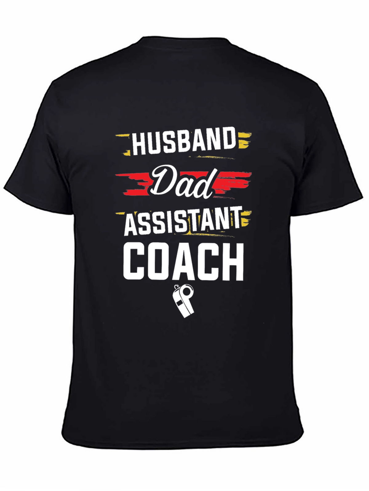 Husband Dad Assistant Coach Graphic Tee