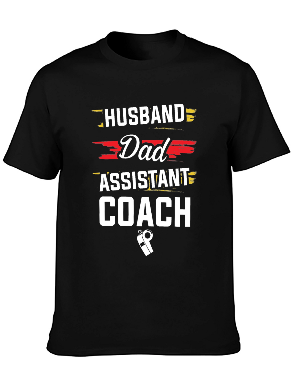 Husband Dad Assistant Coach Graphic Tee