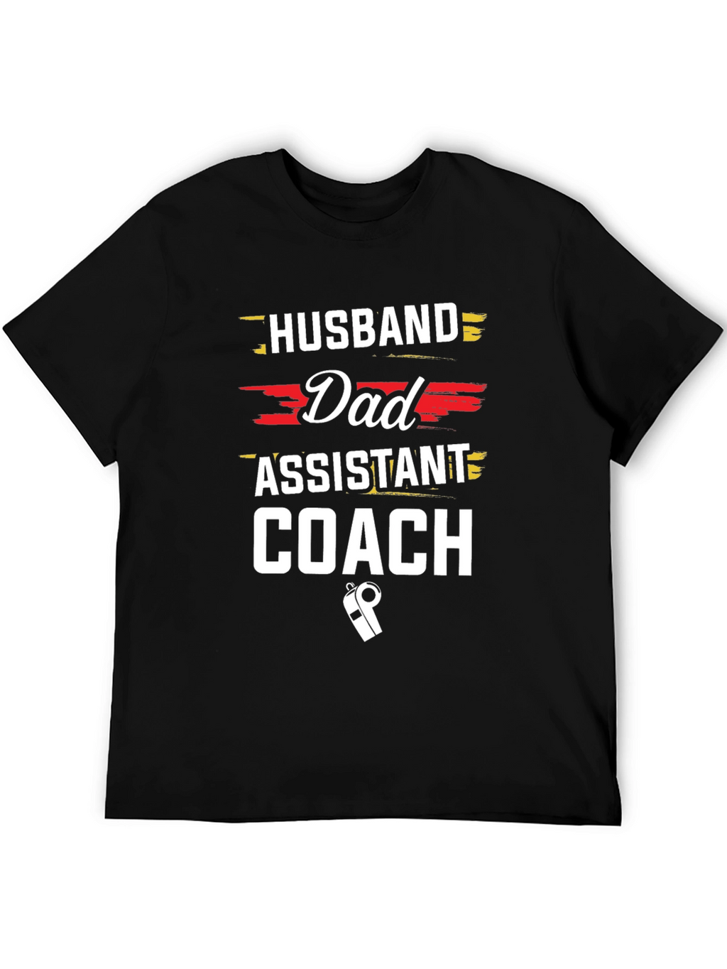 Husband Dad Assistant Coach Graphic Tee