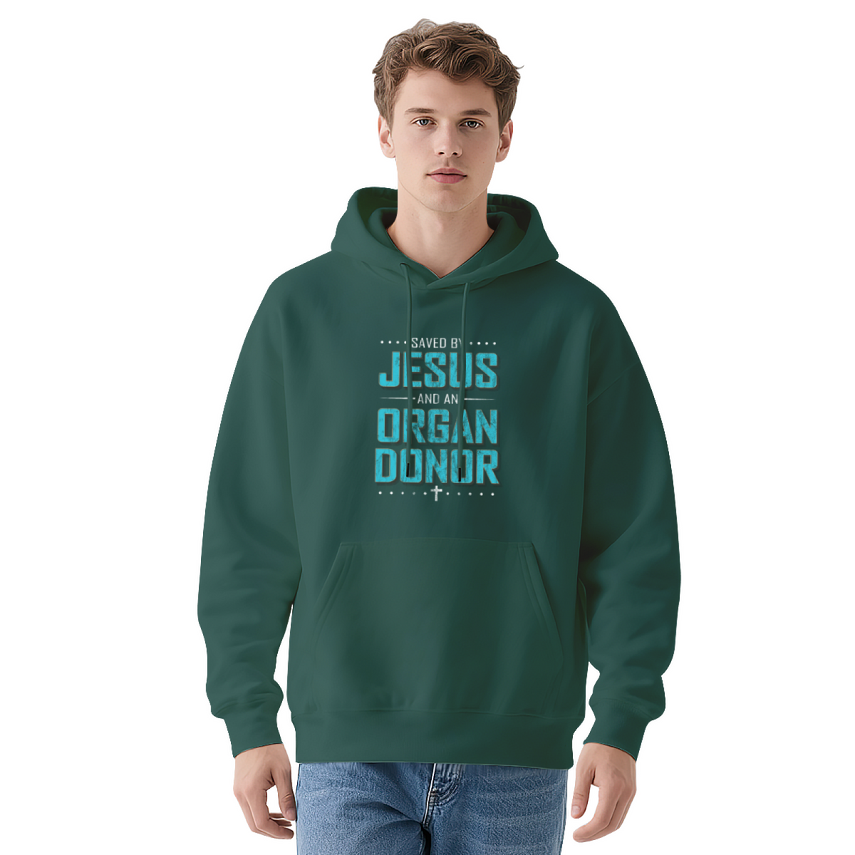 Saved By Jesus & An Organ Donor Hoodie