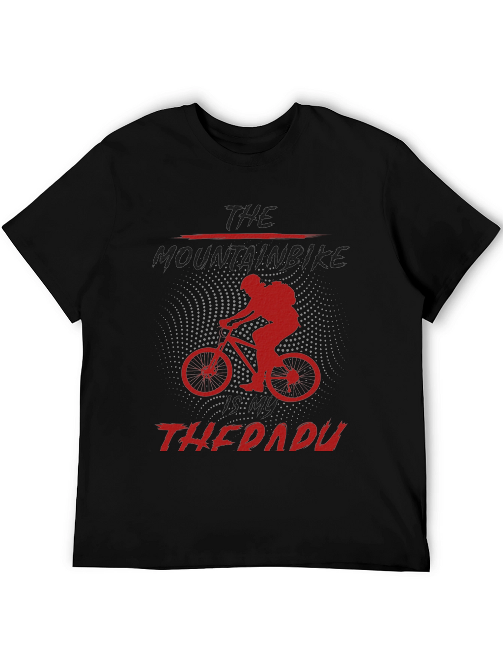 Mountain Bike Therapy Graphic Tee - Black